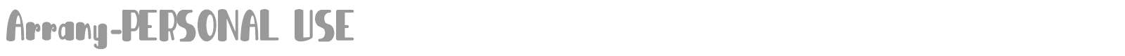 Arrany font preview